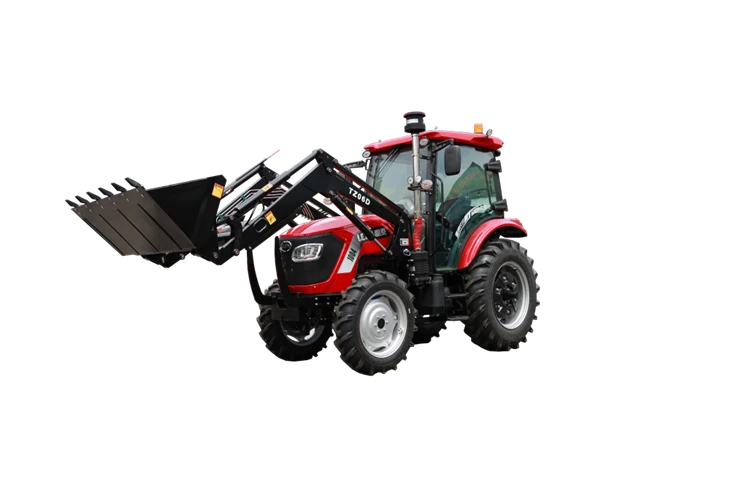 Front Loader Equipped 100 Horsepower Tractor
